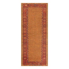 Antiker persischer Kurdischer Teppich aus Kurdien. 4 ft x 9 ft 9 in