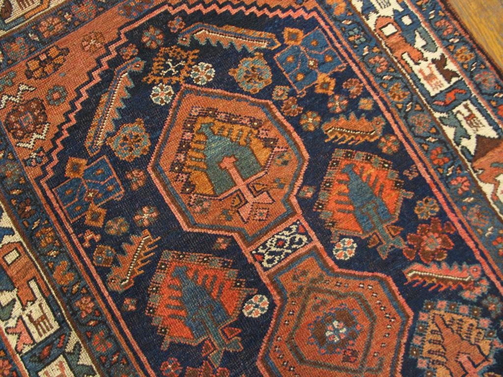 Frühes 20. Jahrhundert W. Persisch Kurdisch Teppich ( 4' x 6'6