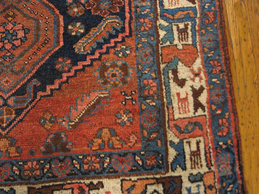 Frühes 20. Jahrhundert W. Persisch Kurdisch Teppich ( 4' x 6'6
