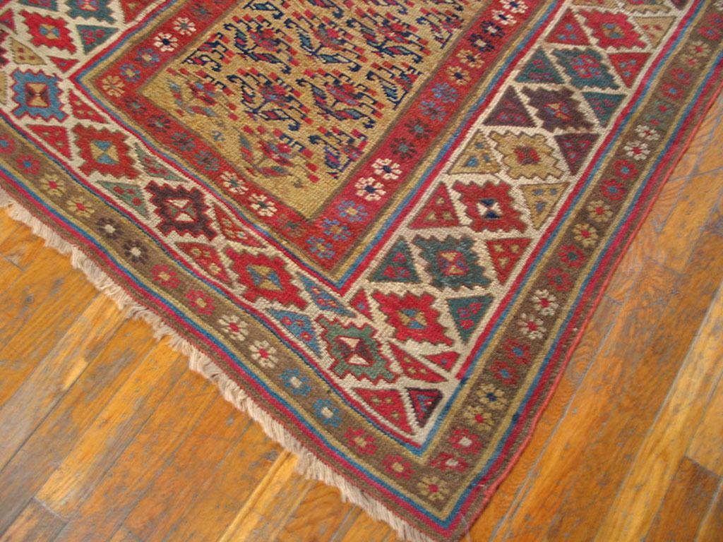 Antique Persian Kurdish rug, size: 4'0