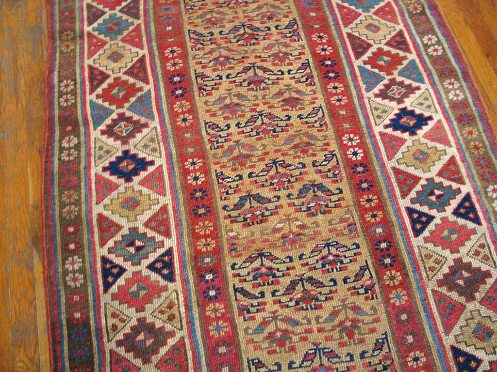 Antique Persian Kurdish Rug In Good Condition For Sale In New York, NY