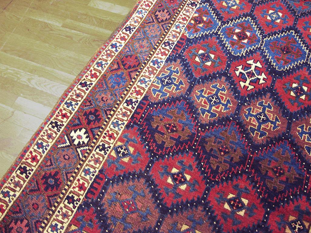 Early 20th Century Antique Persian Kurdish Rug For Sale