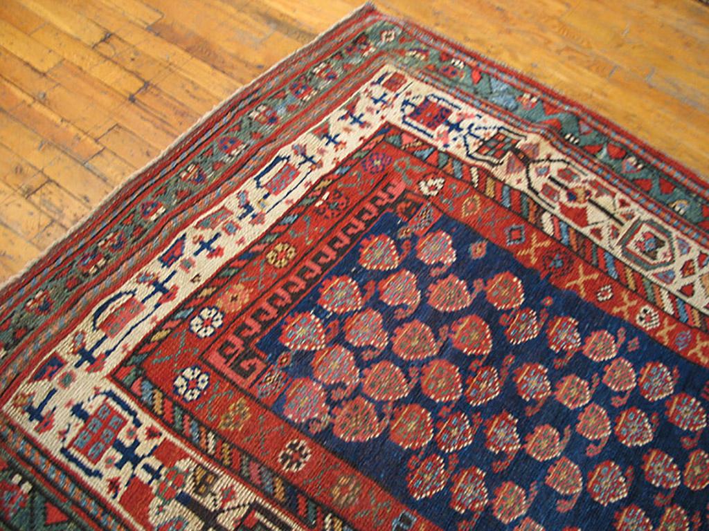 Early 20th Century Antique Persian Kurdish Rug For Sale