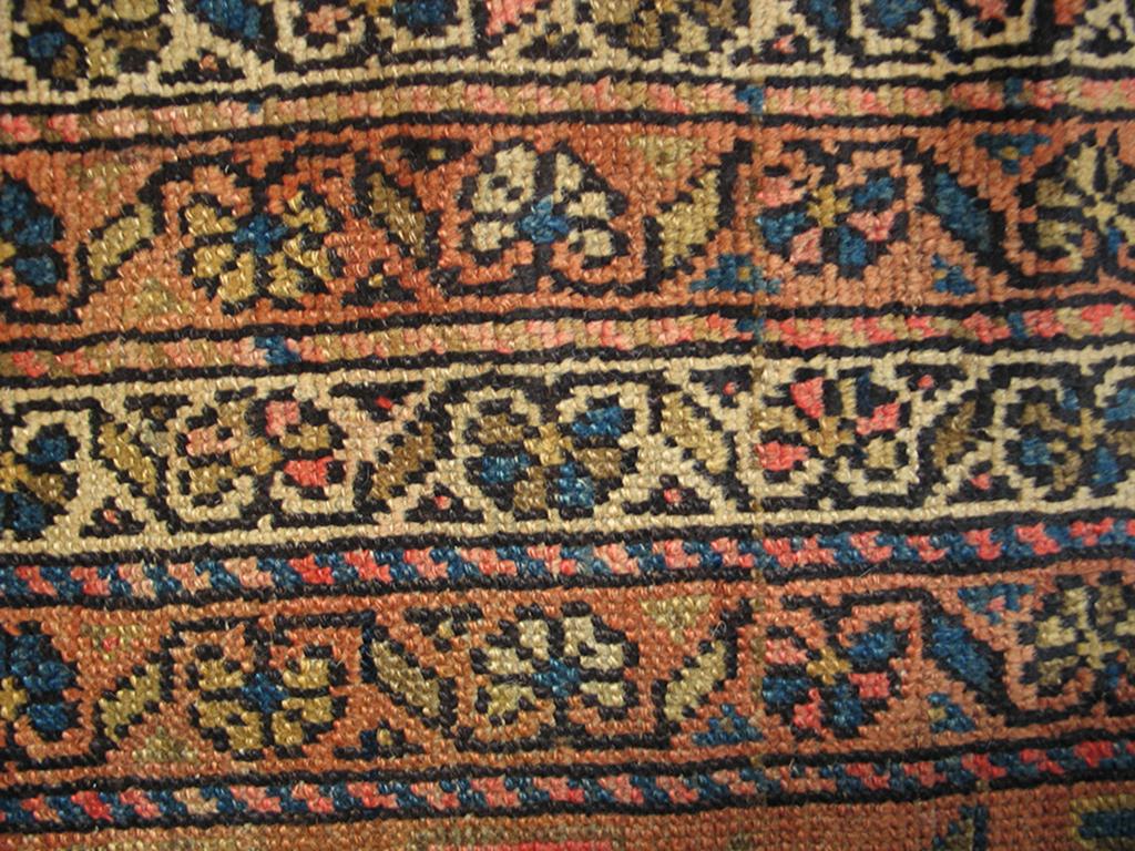 Early 20th Century W. Persian Kurdish Carpet ( 4'6
