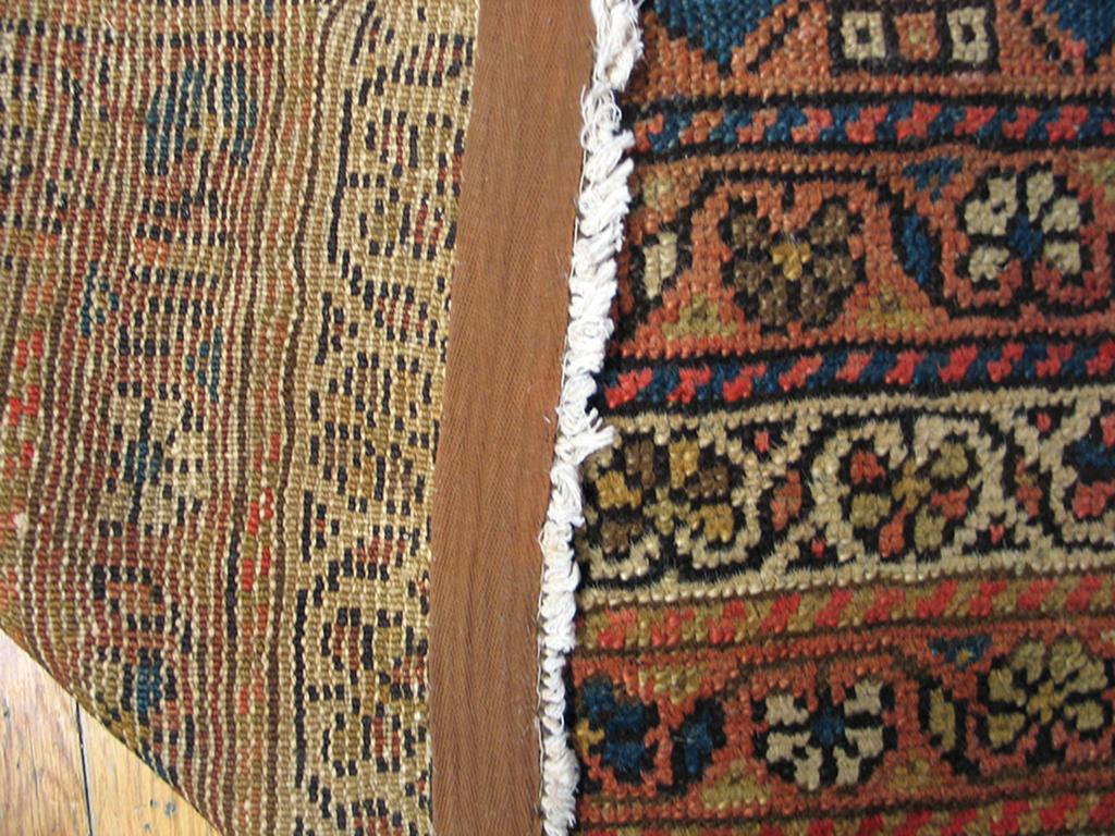 Alfombra kurda persa de principios del siglo XX ( 4'6