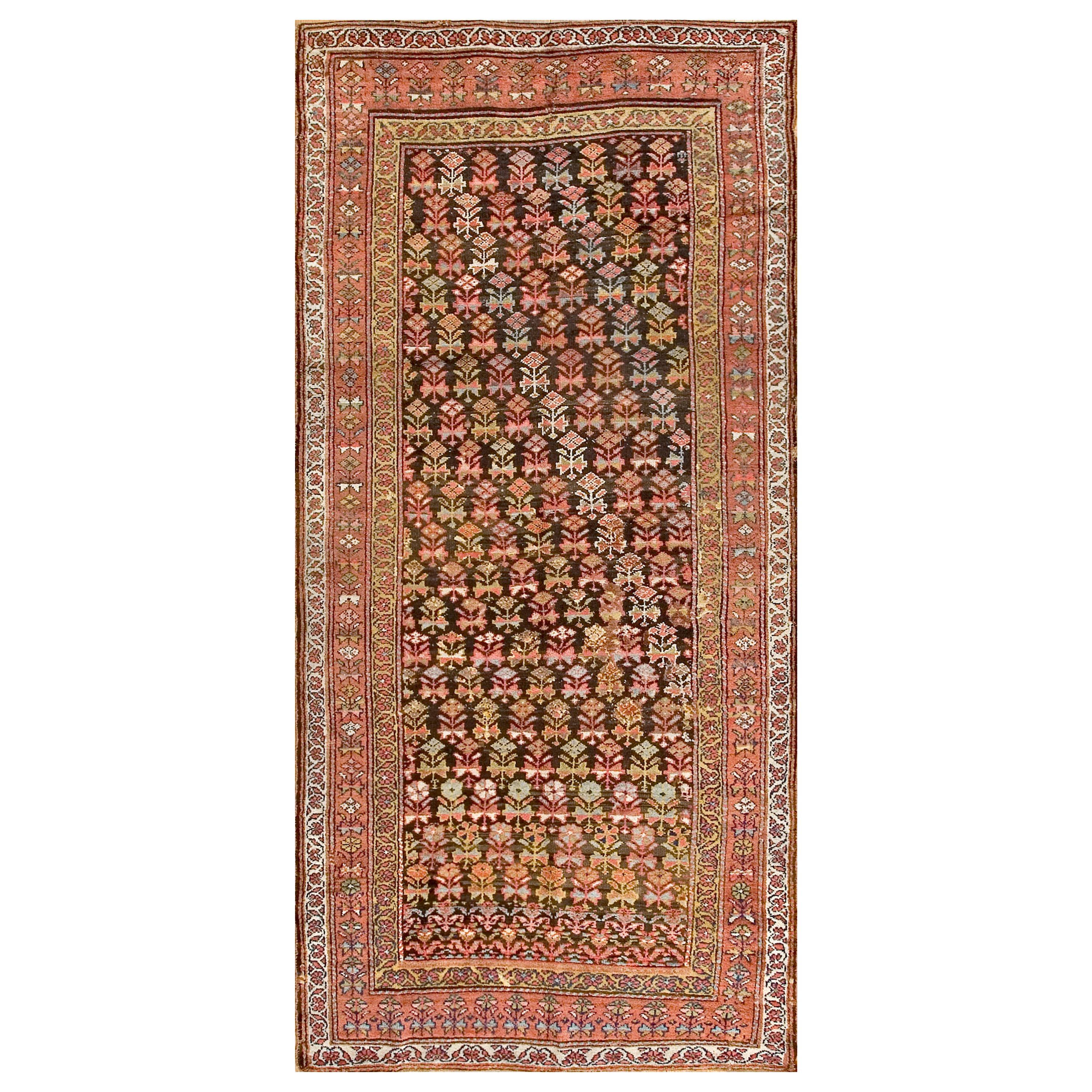 Early 20th Century Persian Kurdish Carpet ( 5' x 10'6" - 152 x 320 ) For Sale