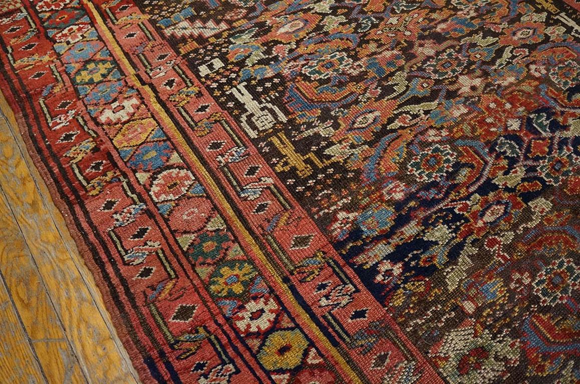 Wool 19th Century W. Persian Kurdish Carpet ( 5' X 8' - 152 X 244 ) For Sale