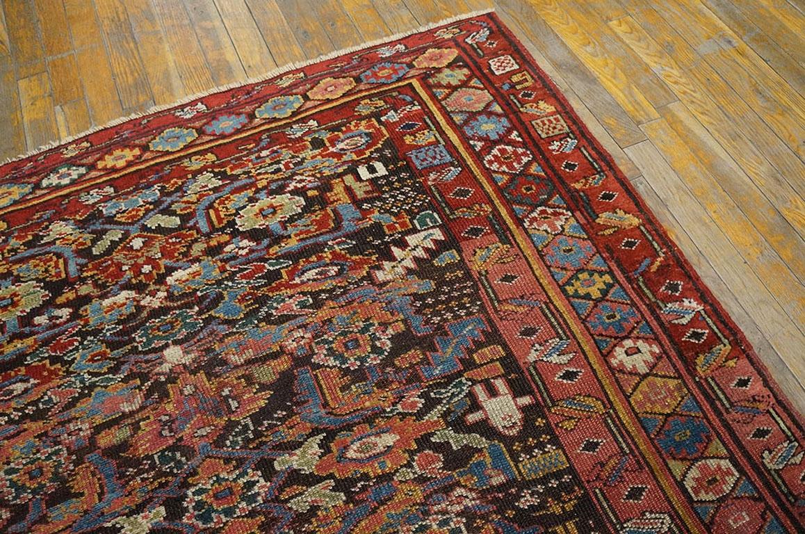 19th Century W. Persian Kurdish Carpet ( 5' X 8' - 152 X 244 ) For Sale 2