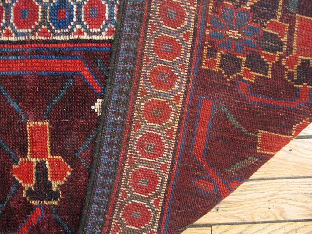 Late 19th Century Persian Kurdish Carpet ( 5'4