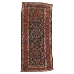 Tapis de couloir persan ancien pour couloir kurde avec style artisanal moderne rustique