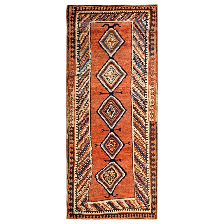 Antique Persian Kurdish Rug For Sale at 1stDibs