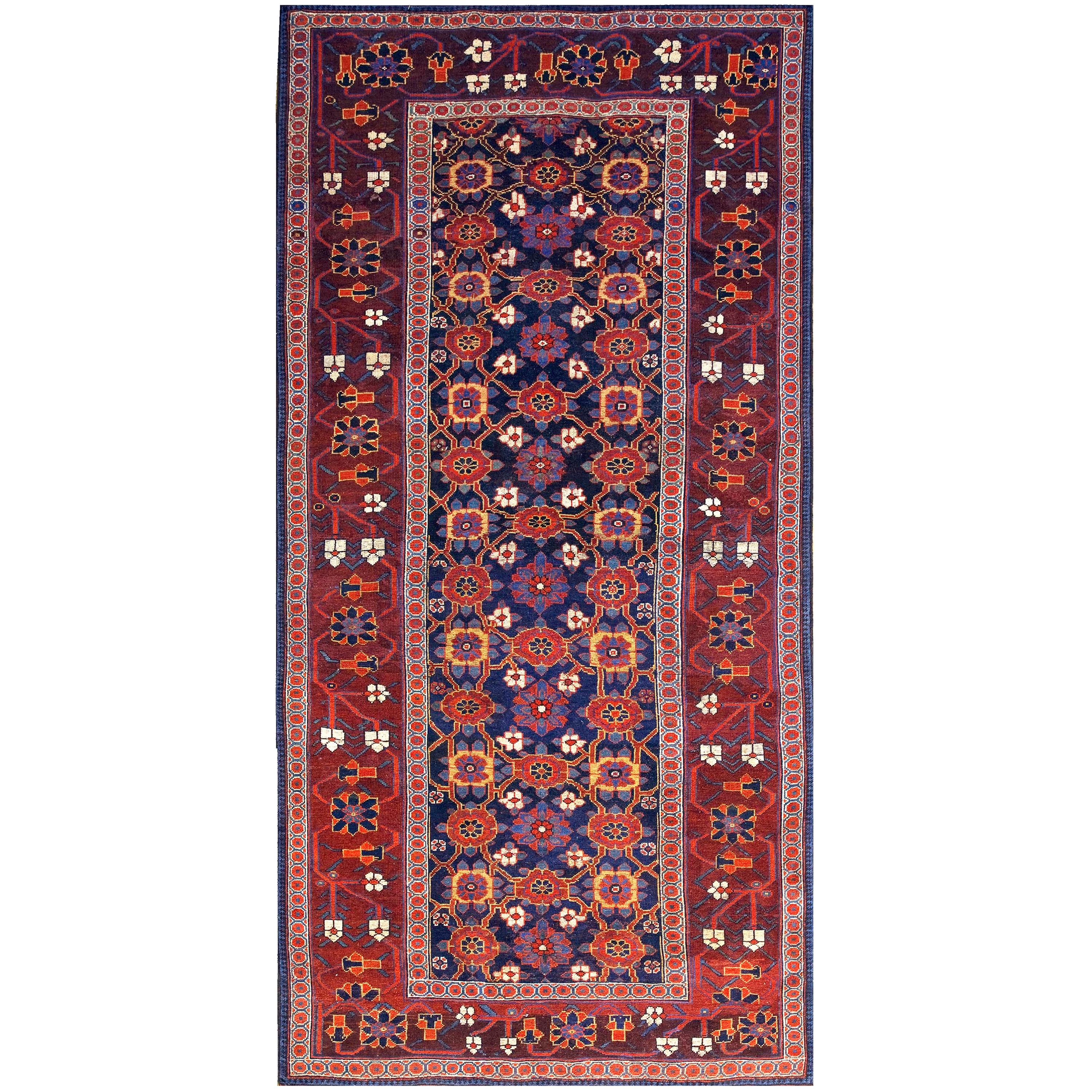 Late 19th Century Persian Kurdish Carpet ( 5'4" x 10'9" - 163 x 328 ) For Sale
