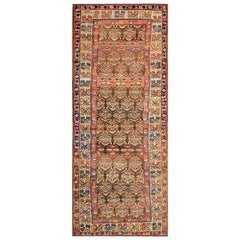 Antique Late 19th Century W. Persian Kurdish Carpet ( 4' x 9'6" - 122  290 )