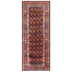 Antique  Late 19th Century W. Persian Kurdish Carpet ( 3'8" x 8'8" - 112 x 264 )
