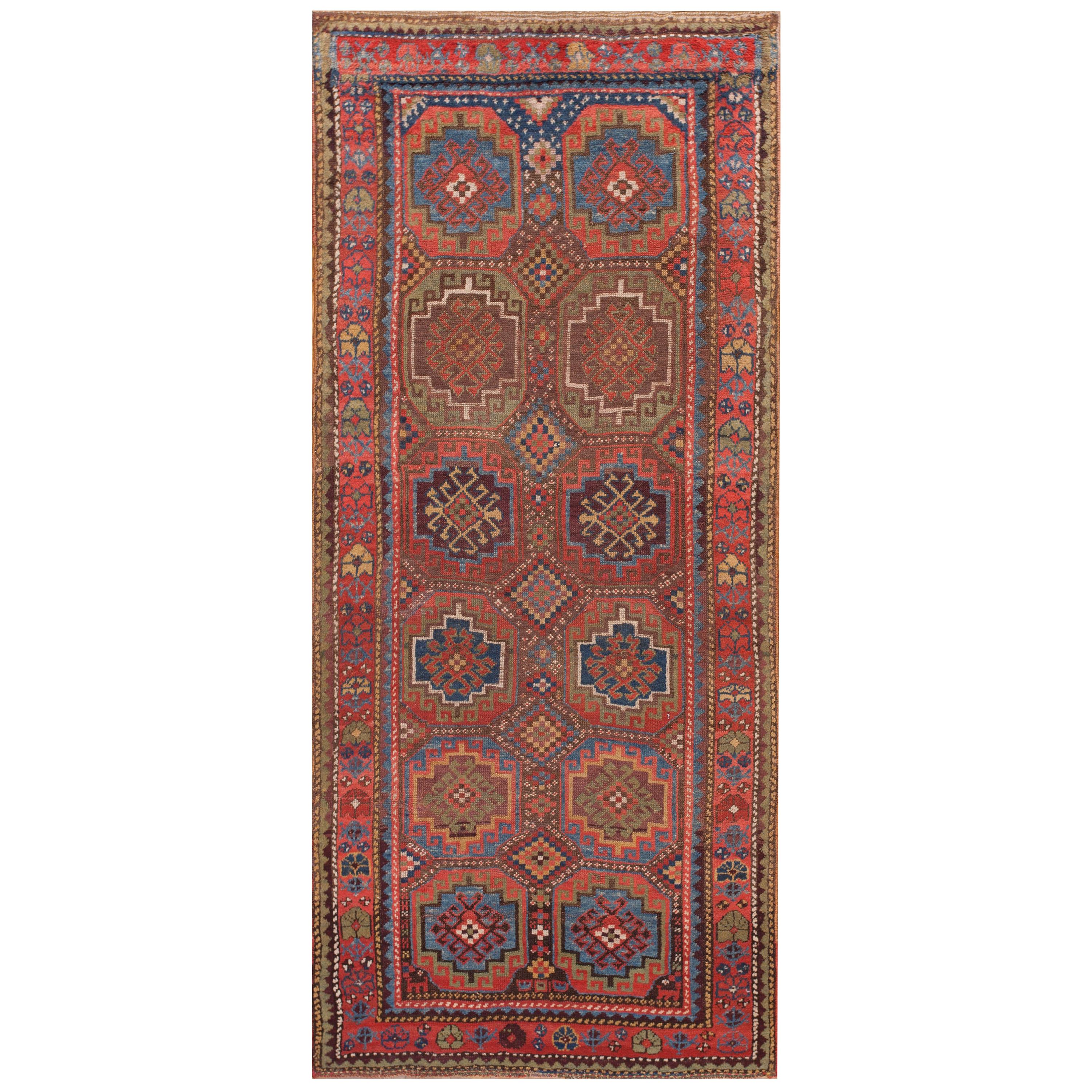 Antiker persischer kurdischer Teppich 3' 10"" x 8' 6""