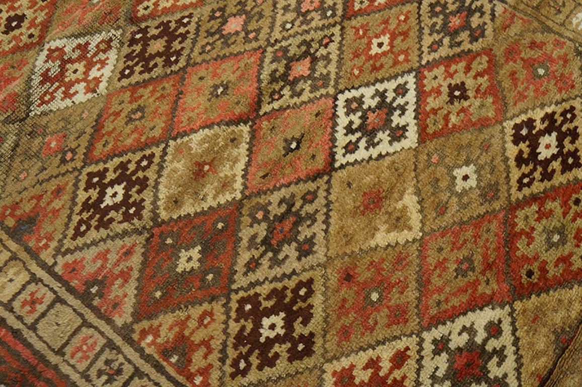 Principios del siglo XX W.  Alfombra Persa Kurda ( 4'6