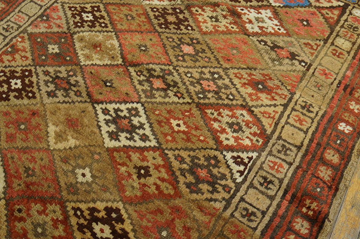 Principios del siglo XX W.  Alfombra Persa Kurda ( 4'6