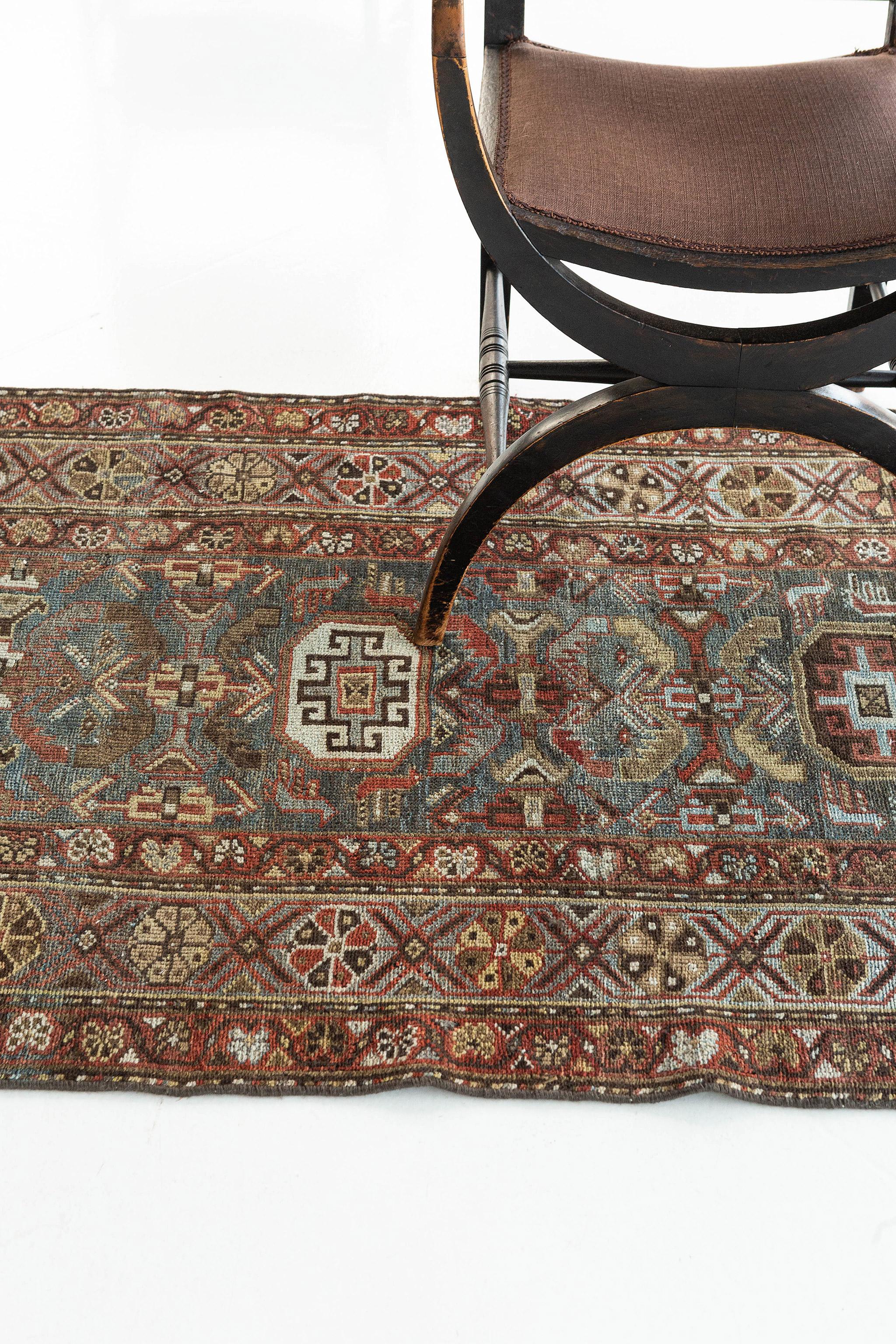 Antique Persian Kurdish Runner 26703 For Sale 2