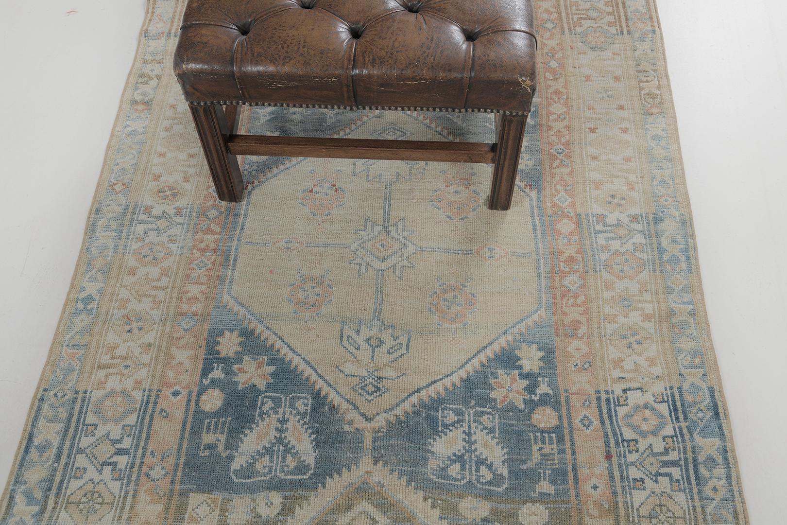 Antique Persian Kurdish Runner by Mehraban Rugs For Sale 3