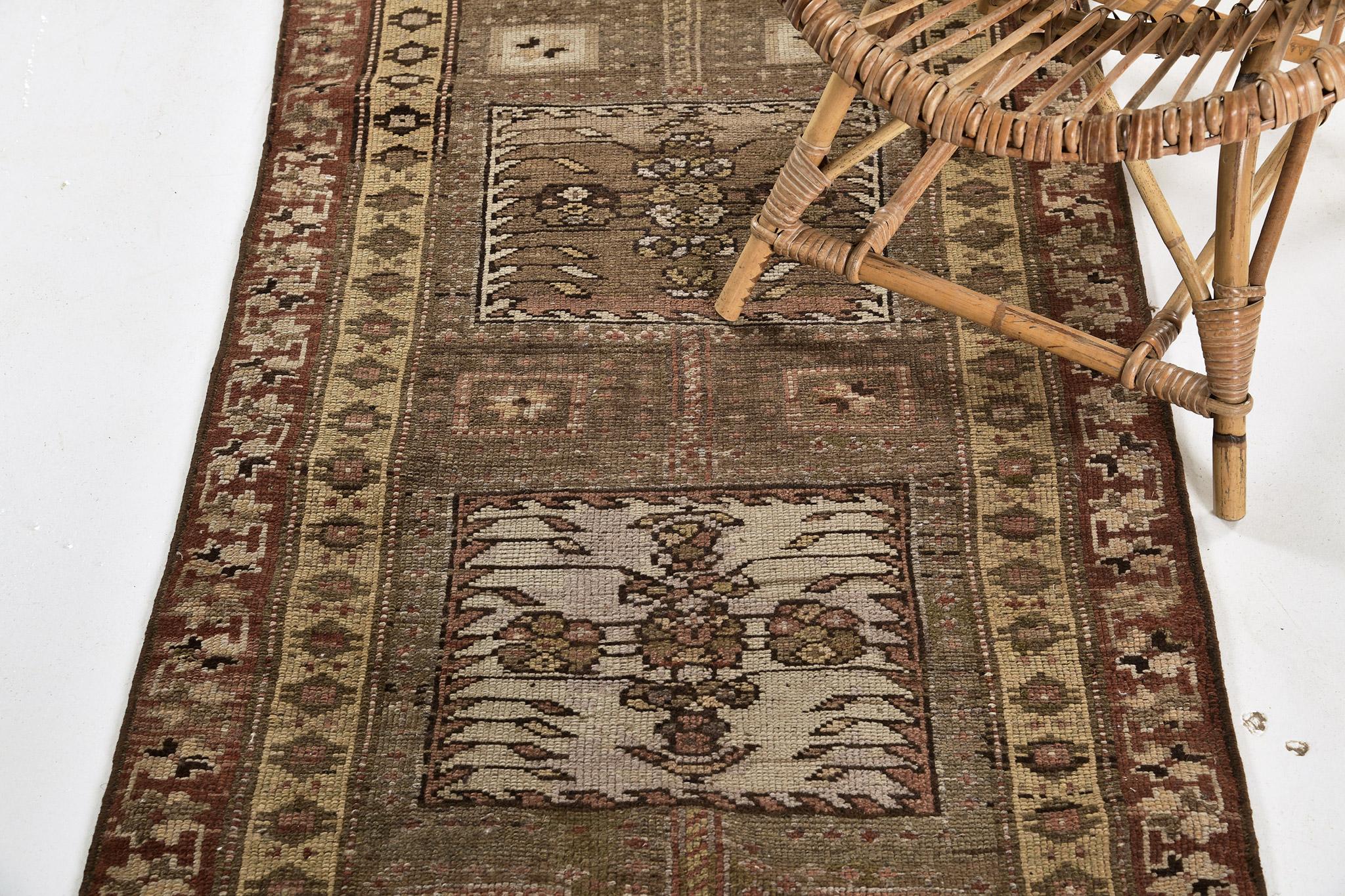 Antique Persian Kurdish Runner In Good Condition For Sale In WEST HOLLYWOOD, CA