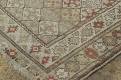 Antique Persian Kurdish Runner in Beige with Geometric Patterns - Rug & Kilim
