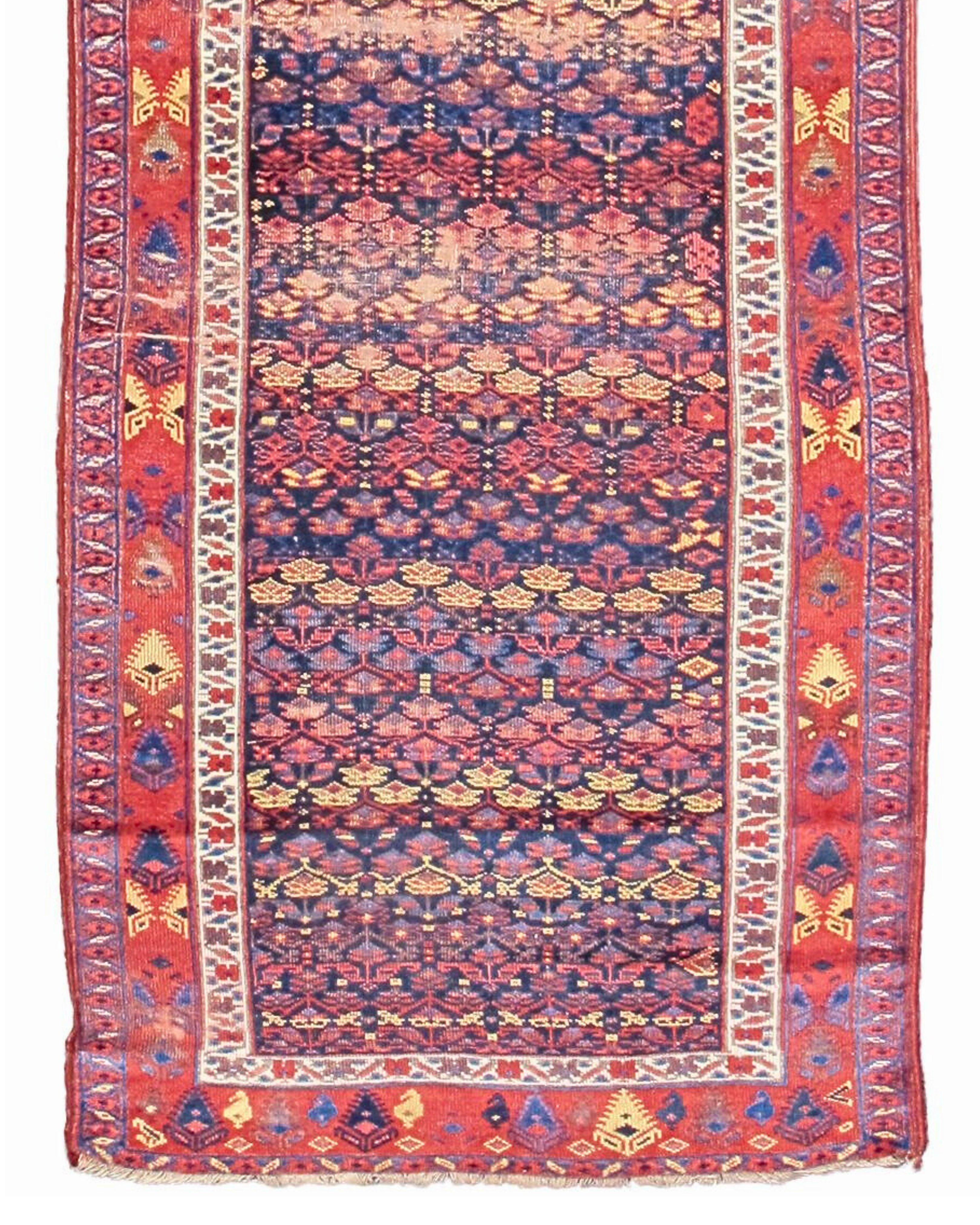 Antique Persian Kurdish Runner, 19th Century In Good Condition For Sale In San Francisco, CA