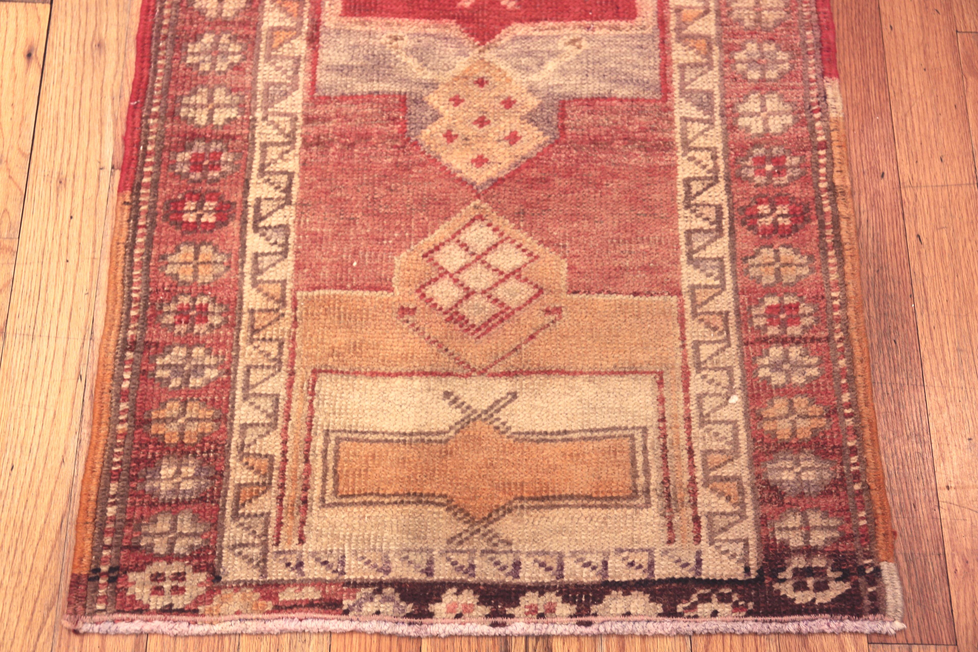 Antique Persian Kurdish Runner Rug. 2 ft 6 in x 10 ft In Good Condition In New York, NY