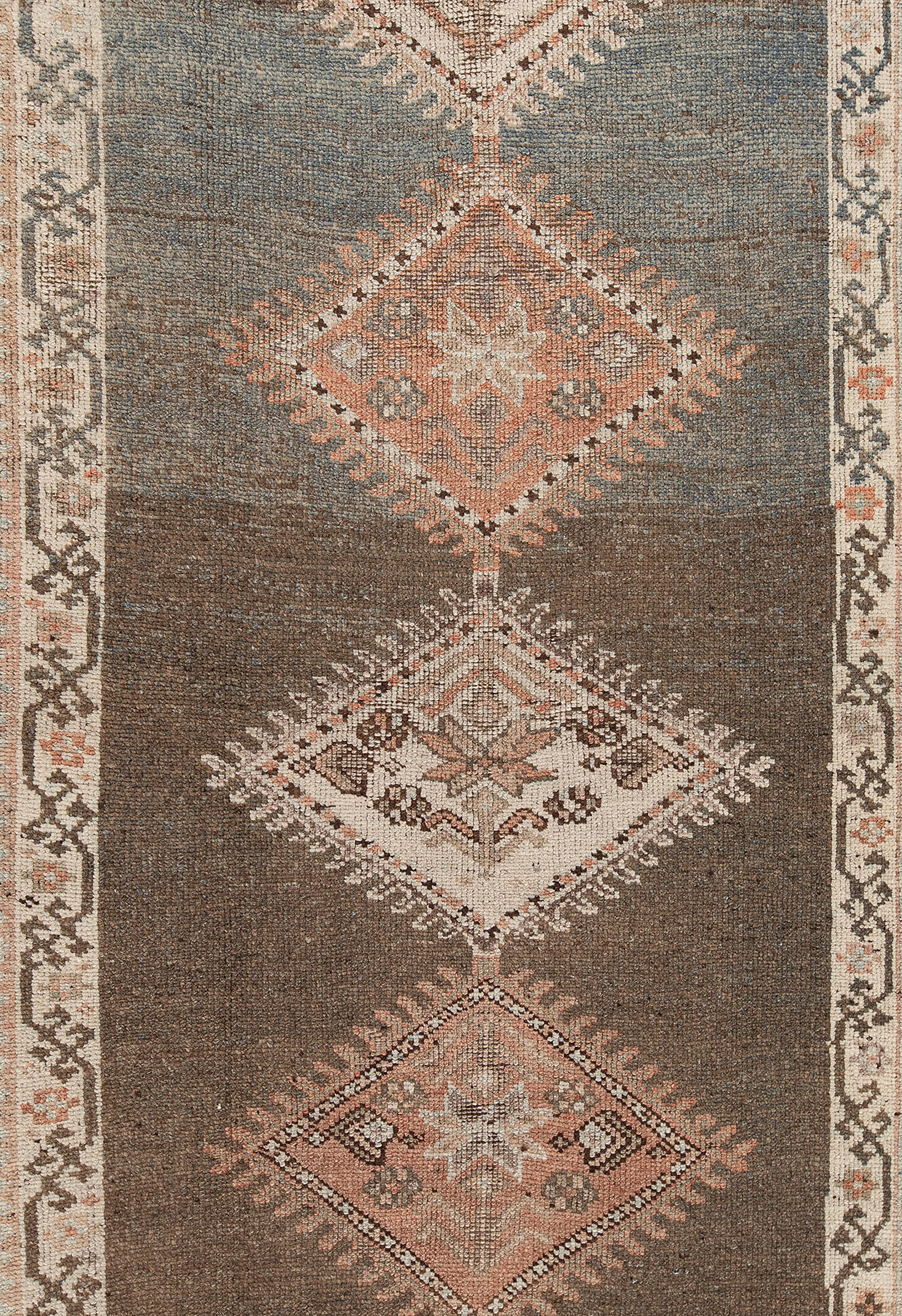 This is a beautiful antique Persian Kurdish runner circa 1910s in impeccable condition. This rug is skillfully sourced by N A S I R I through extensive travel, passion, and research.  Kurdish rugs are named after a major rug weaving region in west