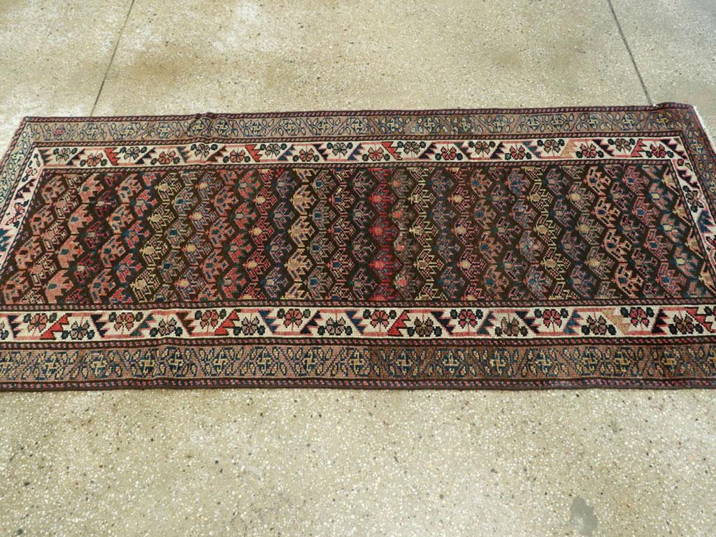 Antique Persian Kurdish Tribal Runner 2