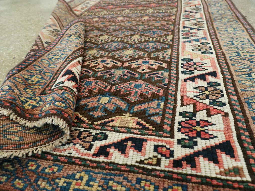 Antique Persian Kurdish Tribal Runner 3