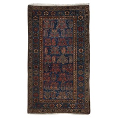 Ancien tapis persan du Kurdistan en laine