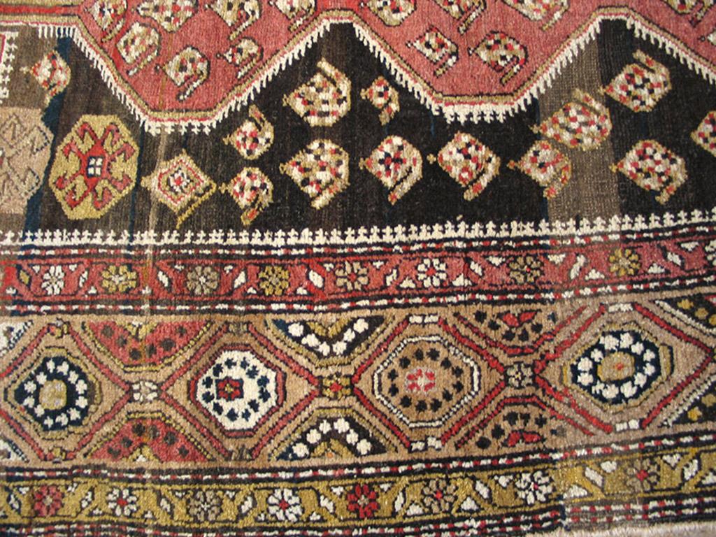 W. Persischer Kurdischer Teppich des frühen 20. Jahrhunderts ( 4'2