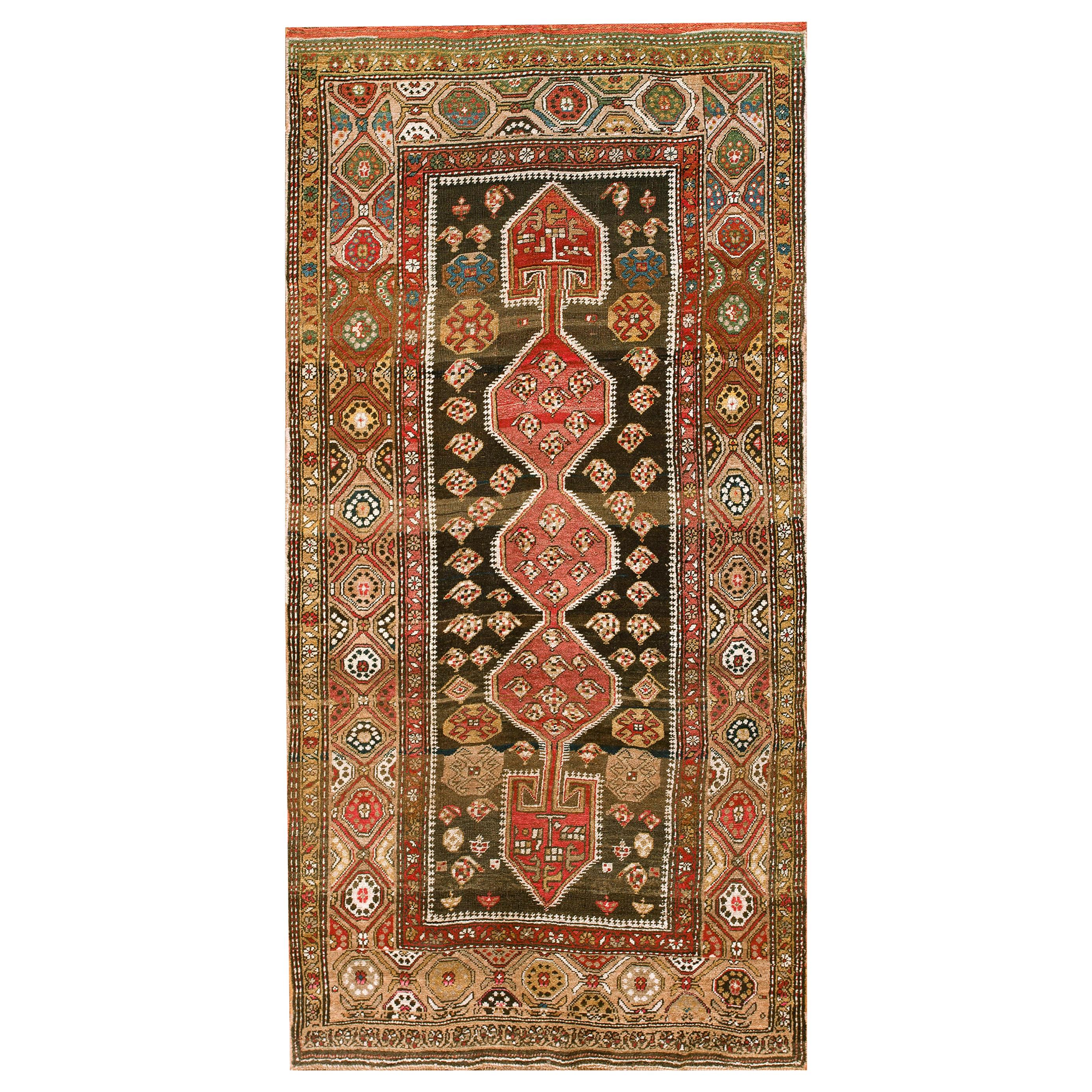 Early 20th Century W. Persian Kurdish Carpet ( 4'2" x 8'6" - 127 x 259 )