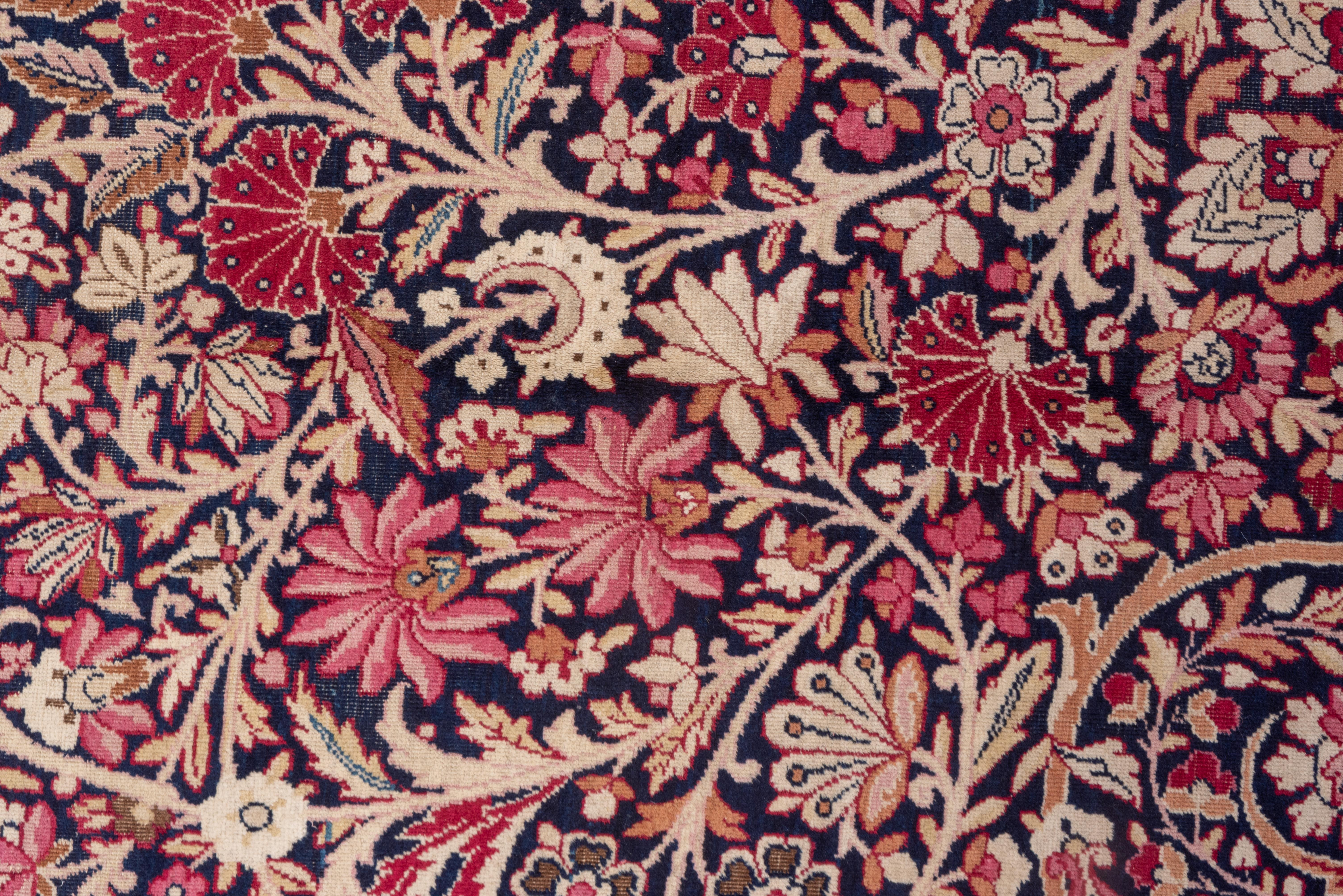 Kirman Antique Persian Lavar Kerman Carpet For Sale
