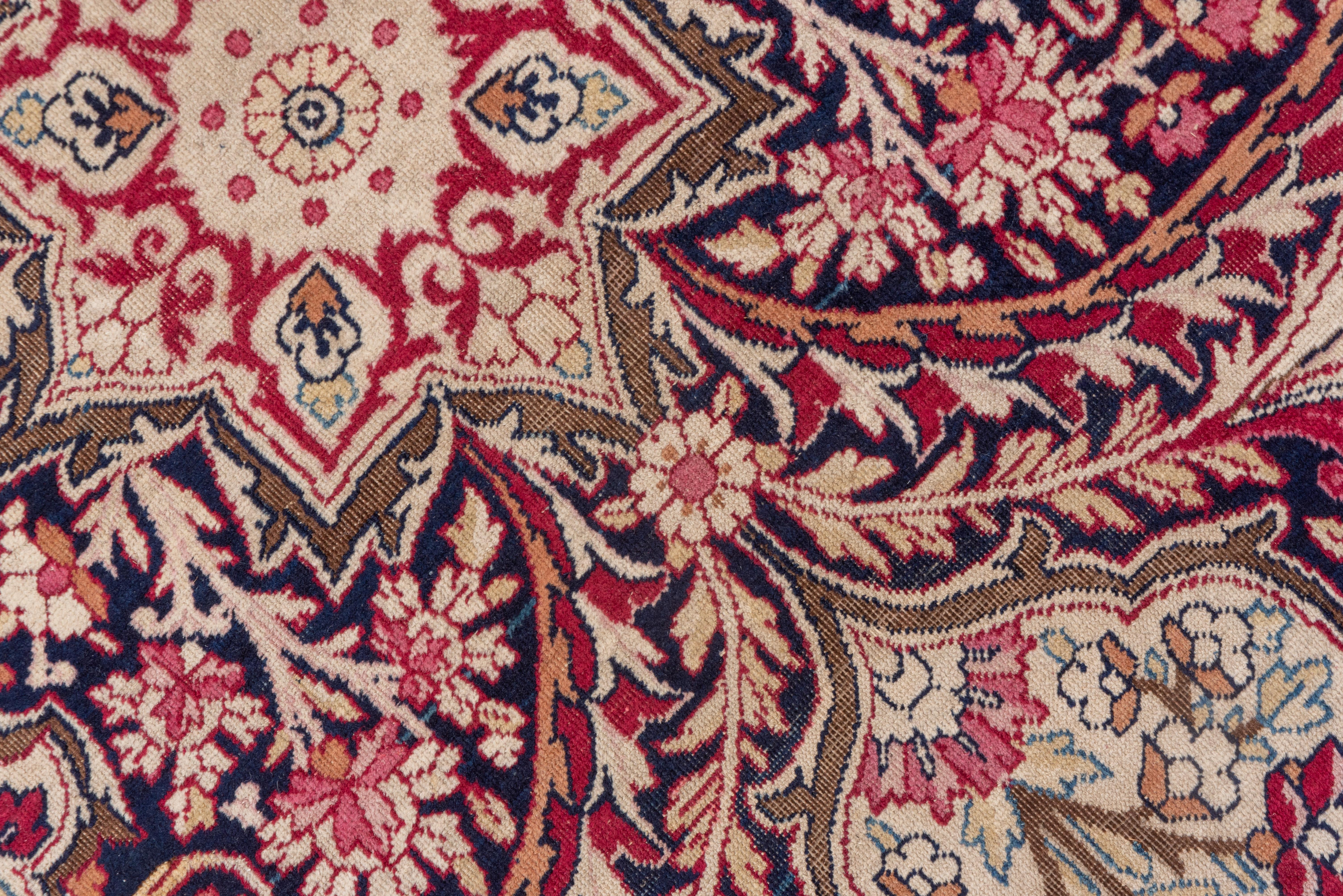 Antique Persian Lavar Kerman Carpet For Sale 2