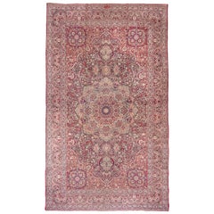Antiker persischer Lavar-Kerman-Teppich