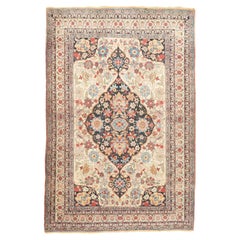 Antique Persian Lavar Kerman Rug 4'2'' x 6'2''