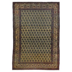 Antique Persian Lavar Kerman Rug 4'2'' x 6'4''