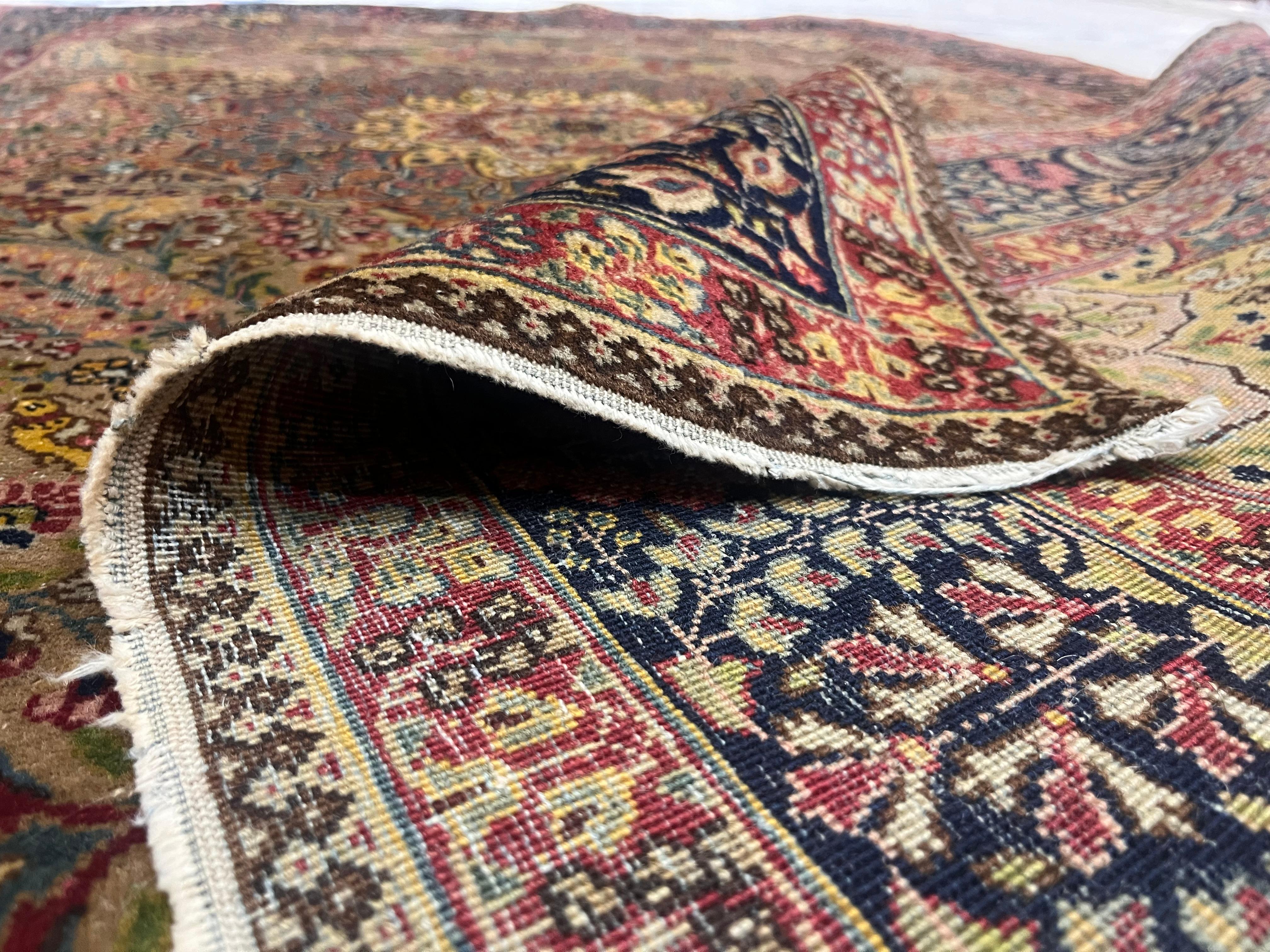 Antique Persian Lavar Kerman Rug 4’6