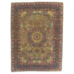 Antique Persian Lavar Kerman Rug 4’6" x 6’1"