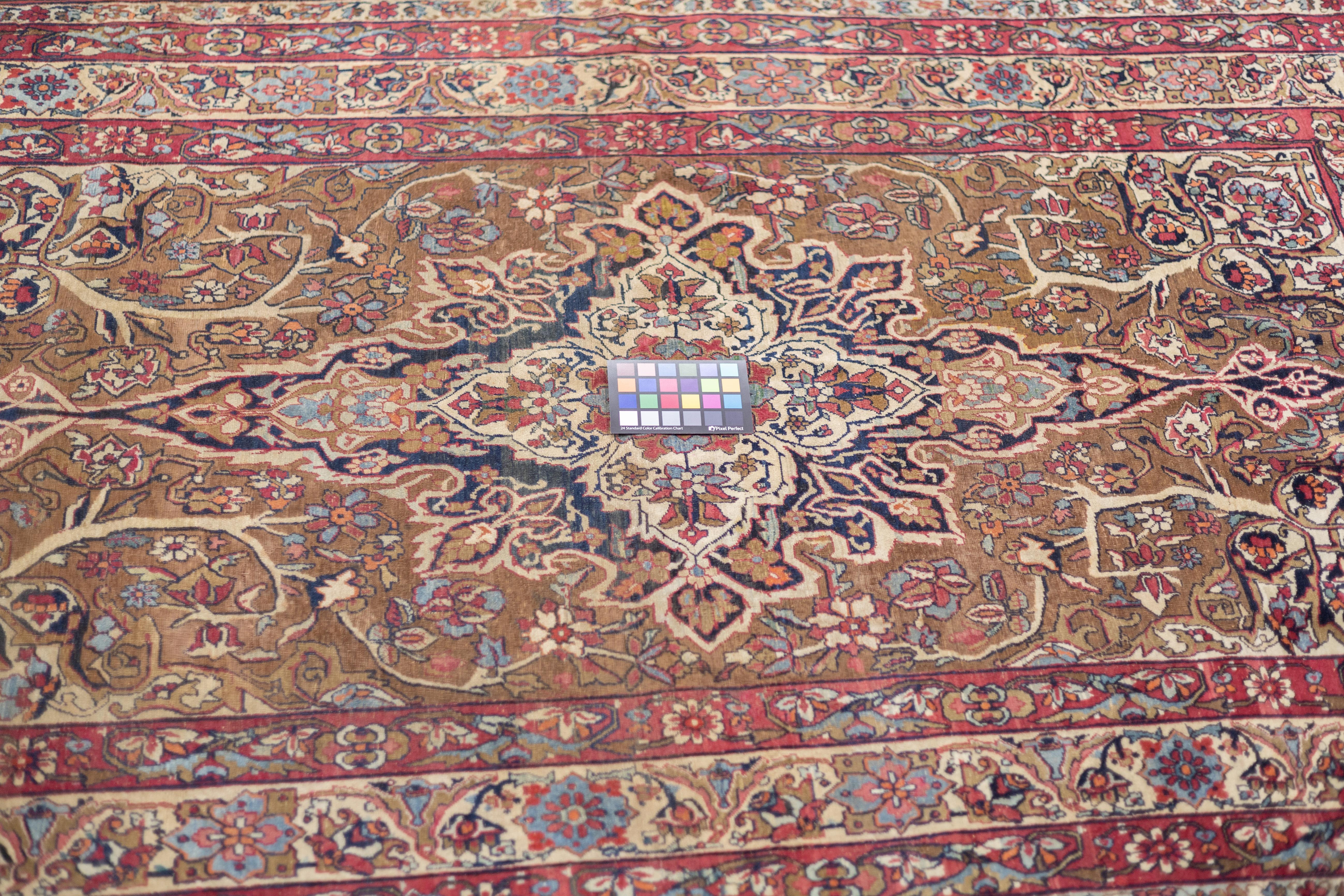 Antiker persischer Lavar Kerman-Teppich 4'6'' x 7'7'' im Angebot 3