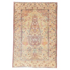Antique Persian Lavar Kerman Rug 4'8'' x 7'0"