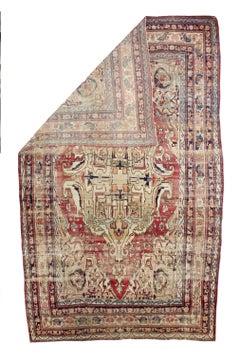 Antique Persian Lavar Kerman Rug 7'9" x 12’7"