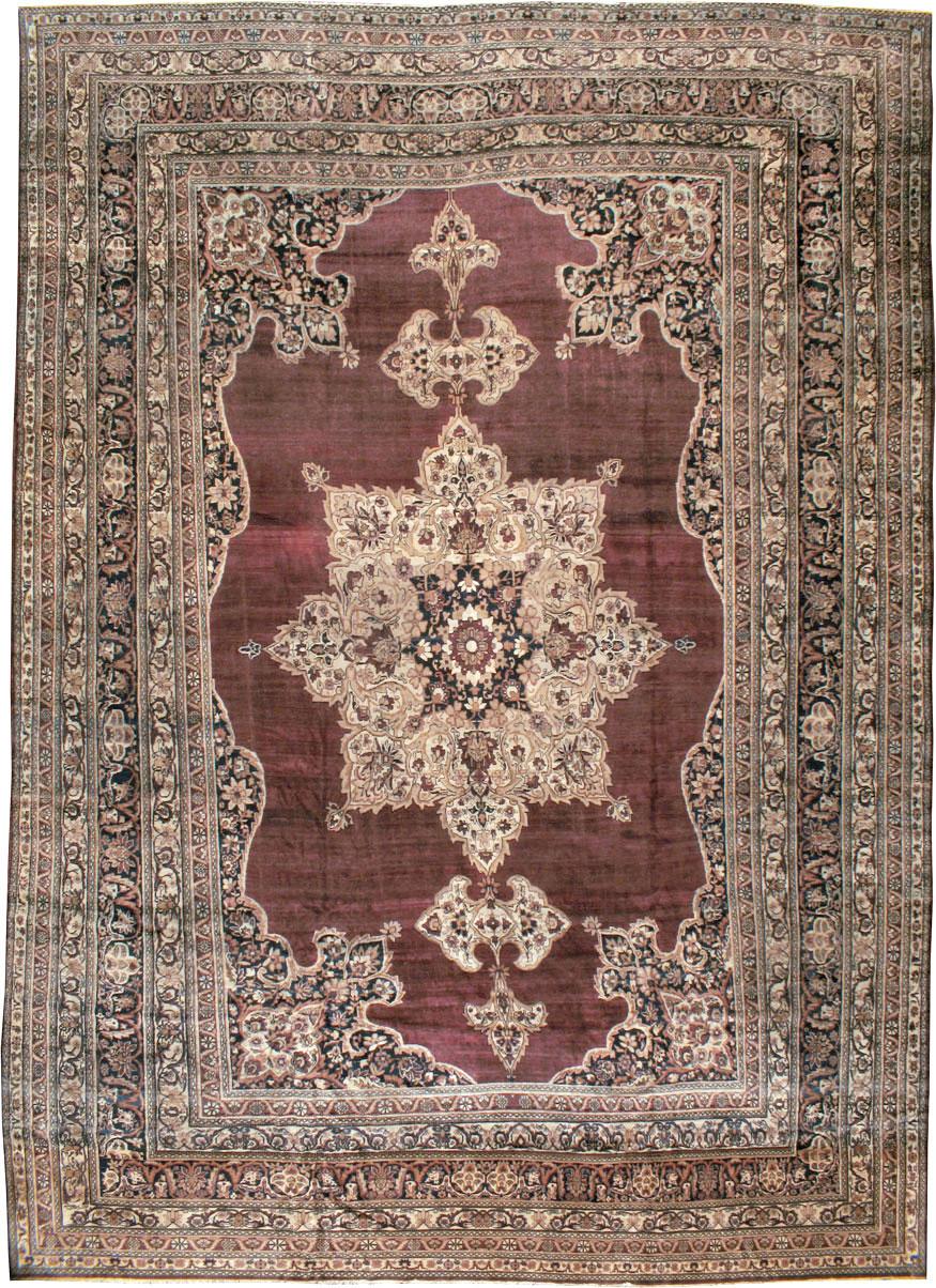 Tapis persan ancien Lavar Kerman