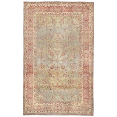 Antique Persian Lavar Kerman Rug