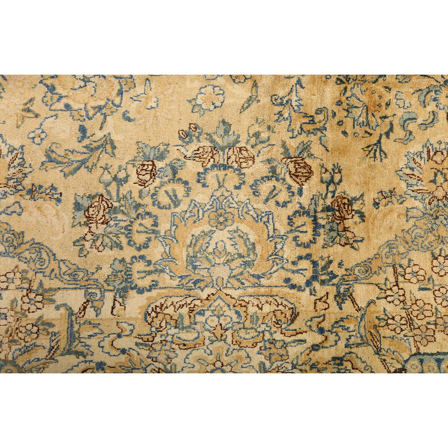 Tapis ancien Lavar Kerman en laine et coton 12' X 8'9

Détails clés :
Pile:Laine
Base : coton
Origine : Lavar Kerman
Design/One : All-over
Âge approximatif : 85 ans
Qualité (KPI) : 265
Condit : Très bon
Dimension : 12' x 8'9
Numéro d'inventaire :