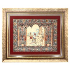 Antique Persian Lavar Matching Pair Rug - Size: 3'8 X 2'9