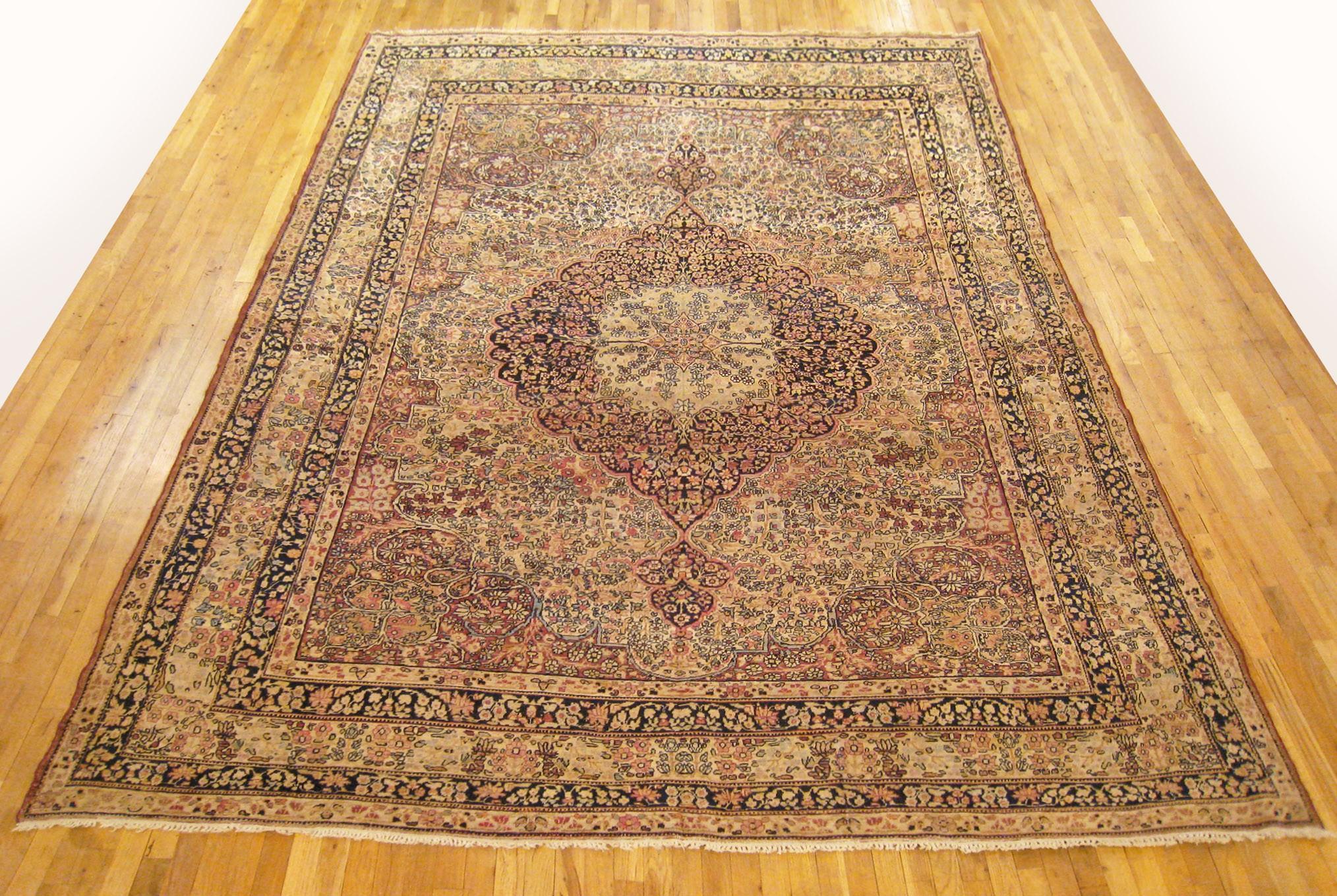 Antique Persian Lavar Oriental Carpet, Roon Size, circa 1890

An antique Persian Lavar oriental carpet, size: 13'0