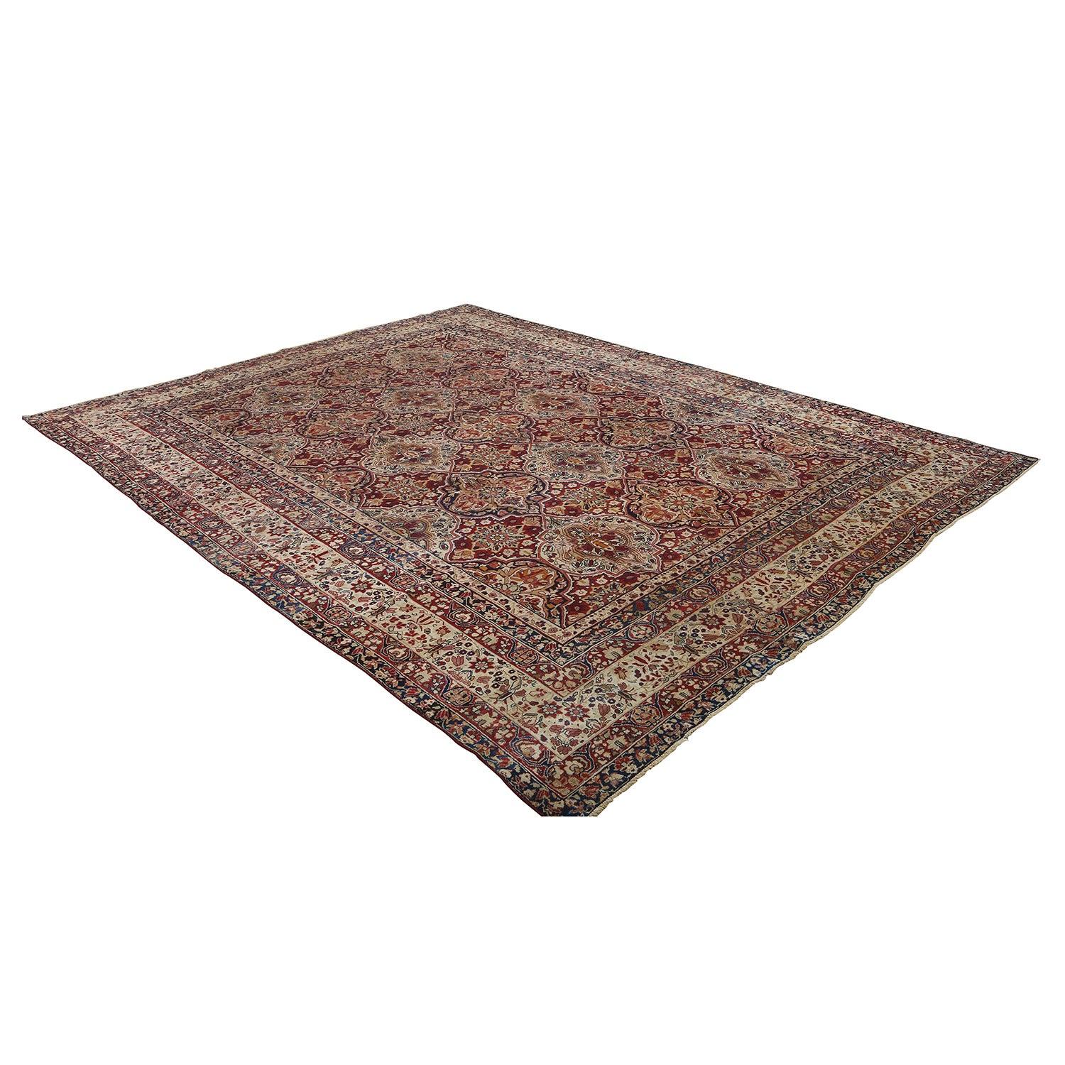 Alfombra Persa Antigua Lavar - Tamaño: 14'5 X 11'3 Anudado a mano en venta