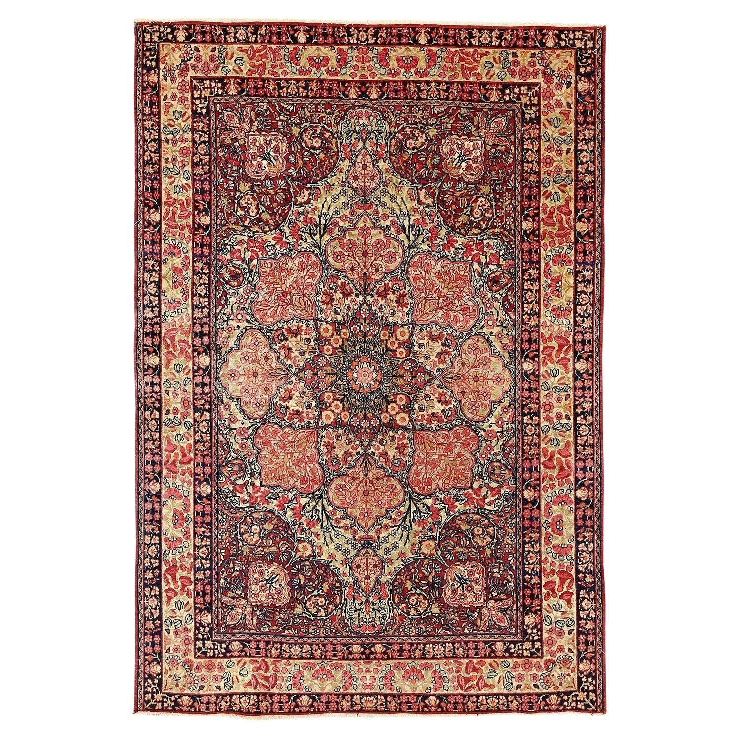 Antique Persian Lavar Rug - Size: 6'2x4'3